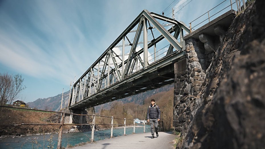 Spaziergang von Ziegelbrücke