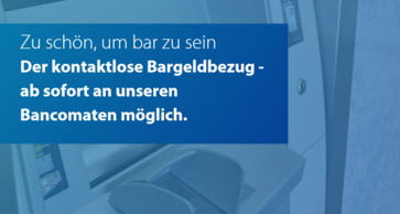 Bancomat mit NFC Reader Standort Niederurnen